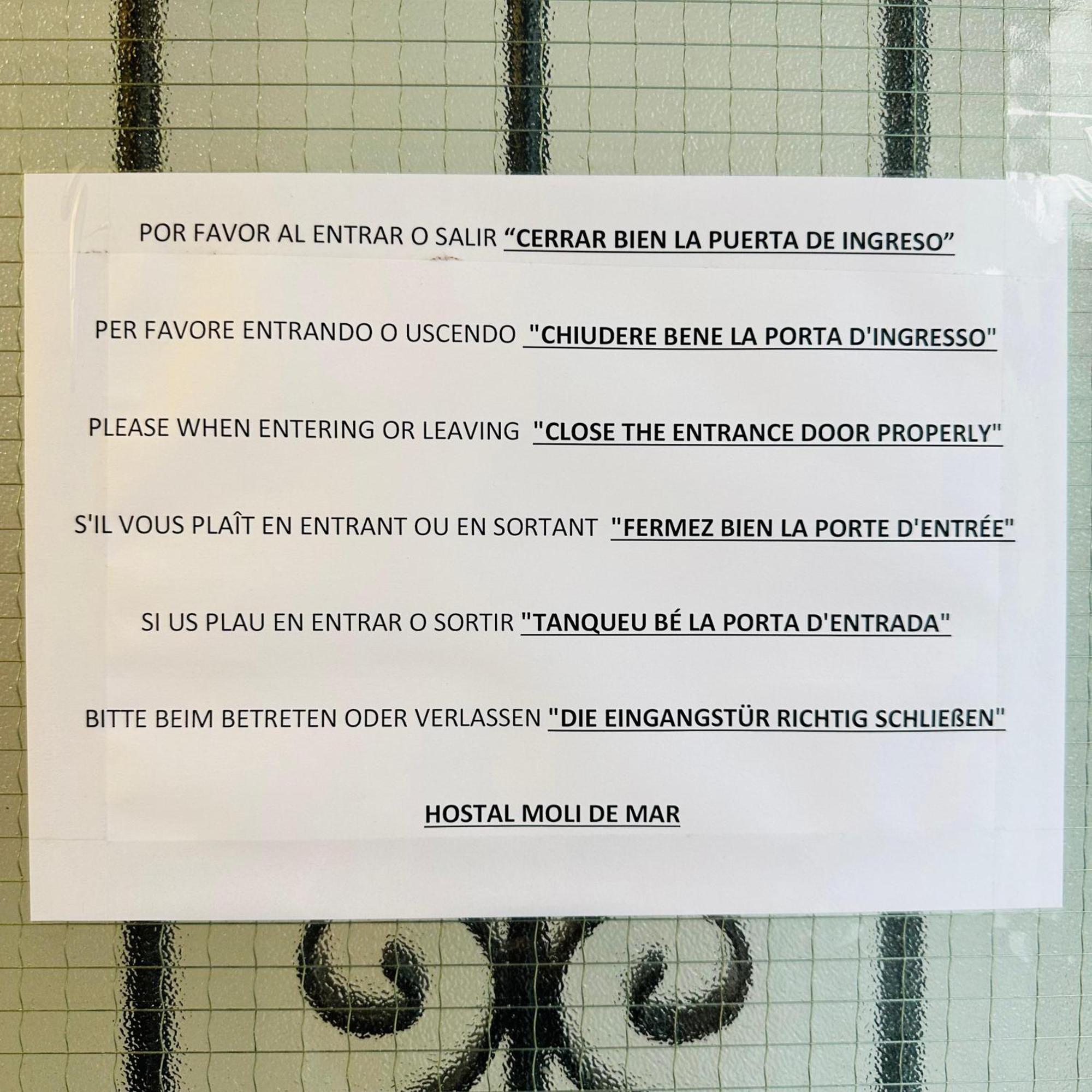 Hostal Y Apartamento Moli De Mar Lloret de Mar Eksteriør bilde